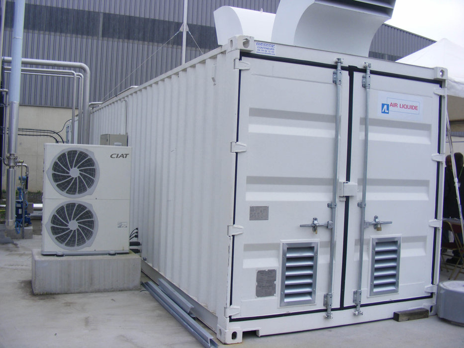 CIAT équipe le module d´épuration de biogaz par membrane AIR LIQUIDE avec un système de déshumidification DRYPACK